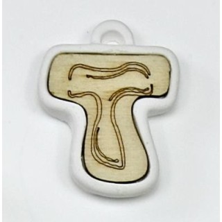 Applicazione Croce Tao Legno gesso cm 5 | CarinCasa