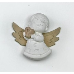 Applicazione Angioletto legno gesso 5 cm