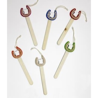 Segnalibro ferro di cavallo multicolore 18 anni | CarinCasa