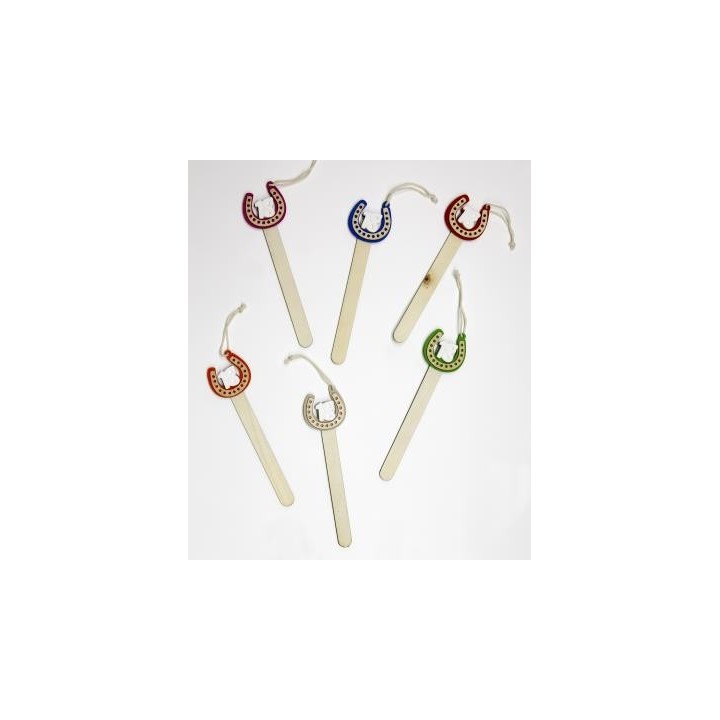 Segnalibro ferro di cavallo multicolore 18 anni | CarinCasa