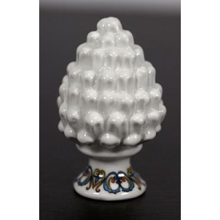 Pigna decorativa stile maioliche 4,5X4,5X7 cm | CarinCasa
