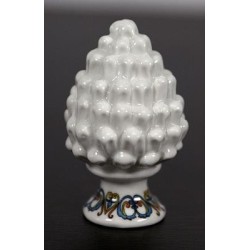 Pigna decorativa stile maioliche 4,5X4,5X7 cm