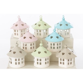 Lanterna in metallo 5x7 cm 8 colori assortiti | CarinCasa