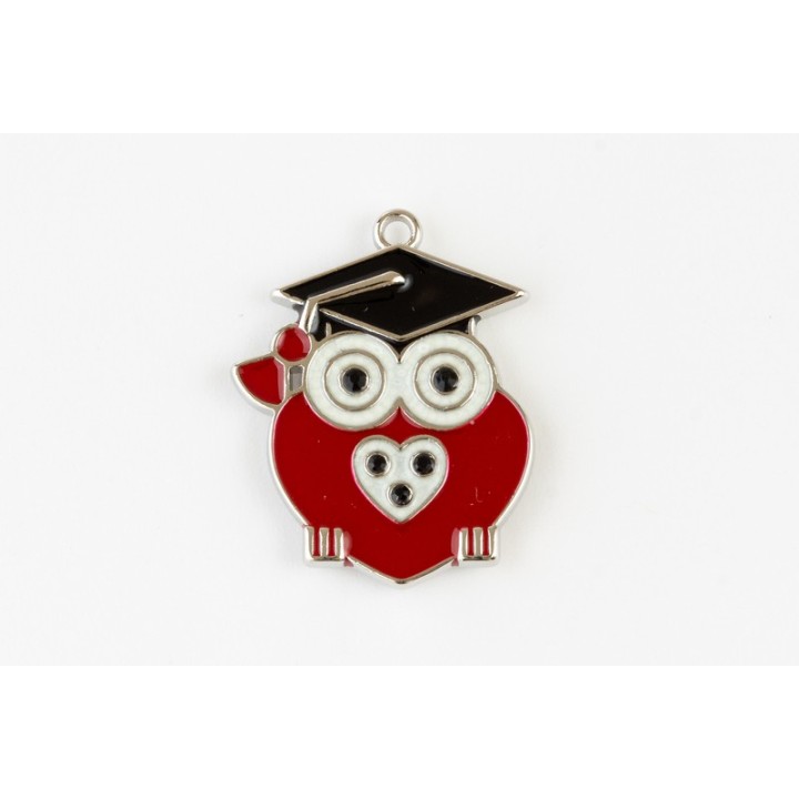 Gufo laurea pendente magnete 6 cm | CarinCasa