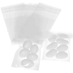 Bustina 3 pz confetti cioccolato bianco