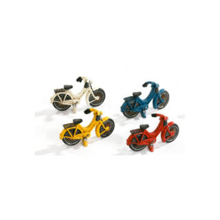 Bicicletta 9.8 cm 4 colori assoriti in resina | CarinCasa