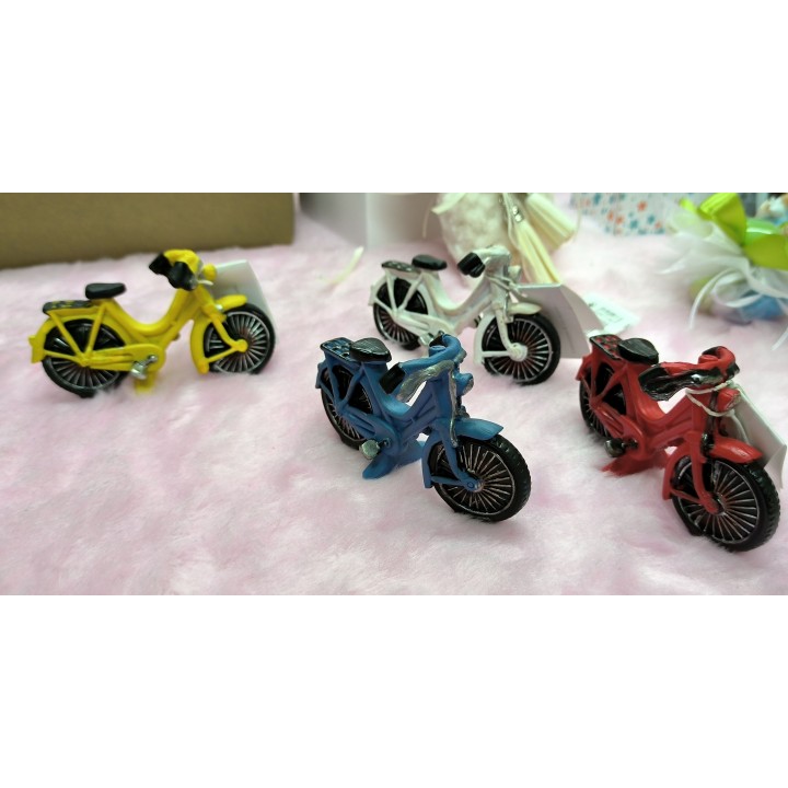 Bicicletta 9.8 cm 4 colori assoriti in resina | CarinCasa