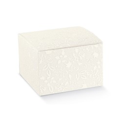 Scatola pieghevole harmony bianca 10x10x19 cm - 100 mm100 mm190 mm