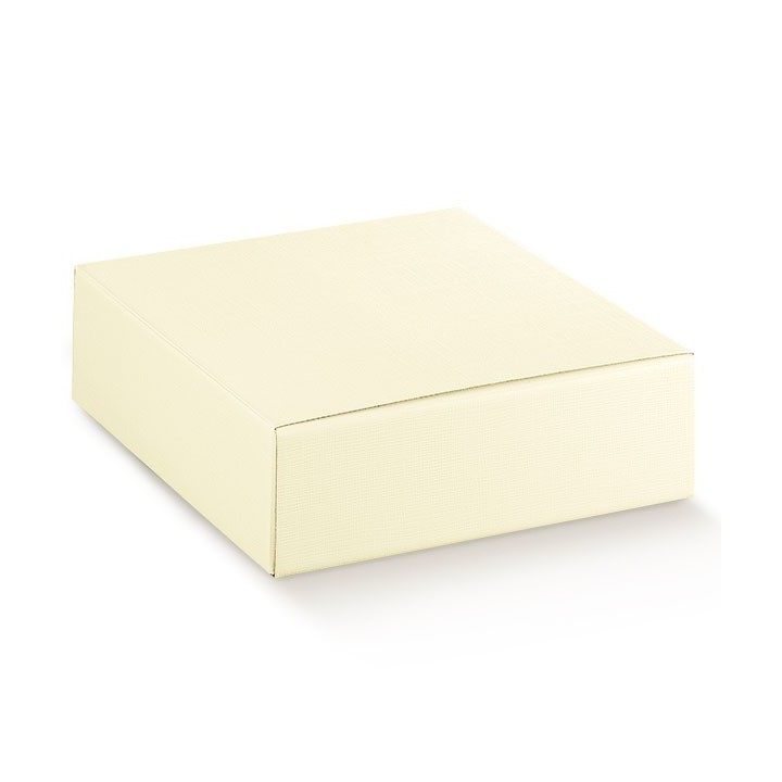 Astuccio seta avorio 300X300X100mm - 30x30x10 cm | CarinCasa