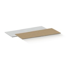 Fondino per scatola 310x120 mm - 31x12 cm bianco e kraft