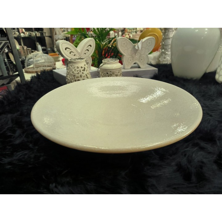 Centrotavola panna artigianale 42x8 cm | CarinCasa