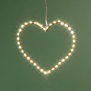 Cuore 40 microled 20 cm uso esterno ed interno | CarinCasa