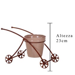 Cariola 1 vaso 23 cm