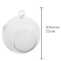 Sfera forata da appendere 20x22 cm
