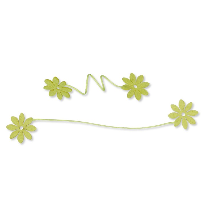 Filo di fiori verdi 22x30x3 cm | CarinCasa