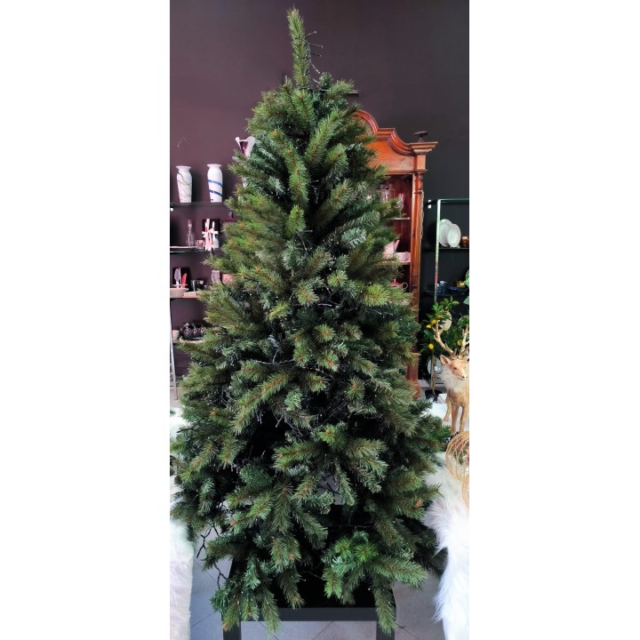 Albero di natale 180 cm con rami led 830 pvc+pp ct086 |…