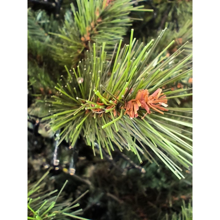 Albero di natale 180 cm con rami led 830 pvc+pp ct086 |…