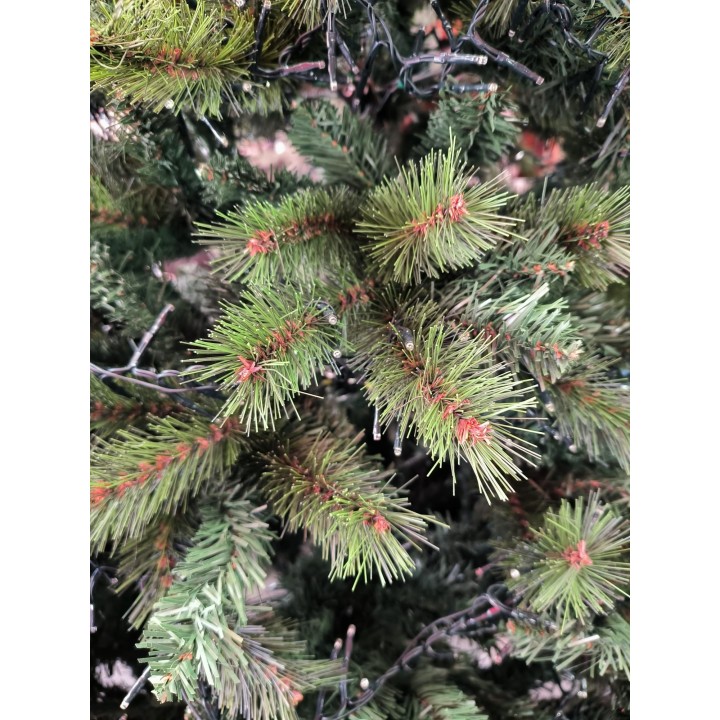 Albero di natale 180 cm con rami led 830 pvc+pp ct086 |…