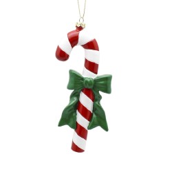 Addobbo bastone zucchero di natale 14 cm