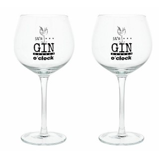 Set 2 calici 580 cc Lets Party gin tonic