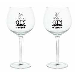 Set 2 calici cc.580 lets party gin tonic