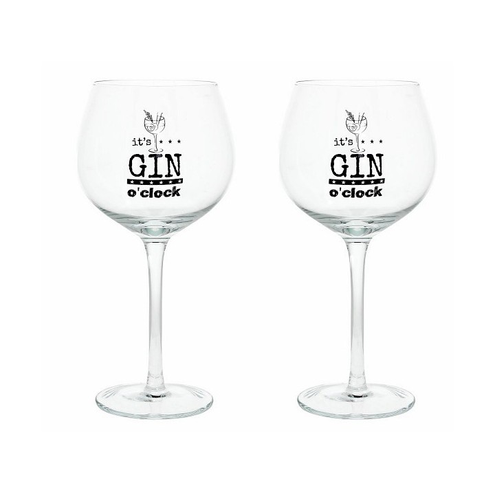 Set 2 calici 580 cc Lets Party gin tonic