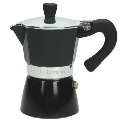 Caffettiera nera 3 tazze