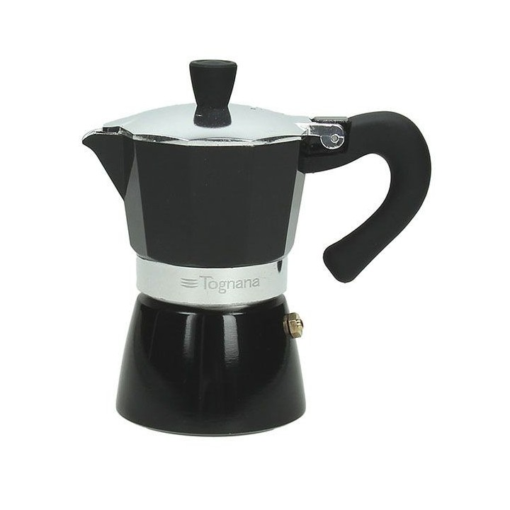 Caffettiera nera 3 tazze