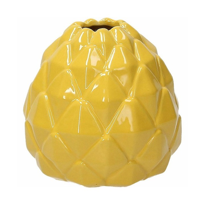 Vaso ananas giallo