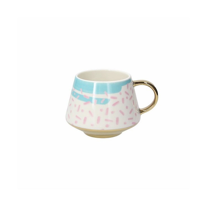 Mug rosa cc.440 new milk 11x9x13 cm Tognana | CarinCasa