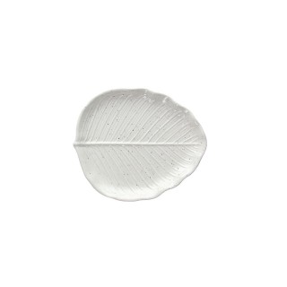 Piatto foglia Relief verde