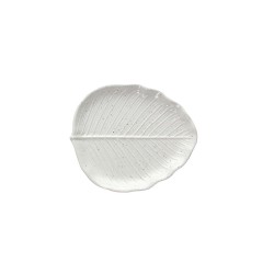 Piatto foglia Relief verde