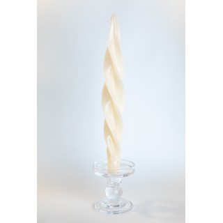 Candela fiamma oro metallizzato cm.5 h.31 milano | CarinCasa