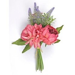 Bouquet dahlia e peonie 36 cm