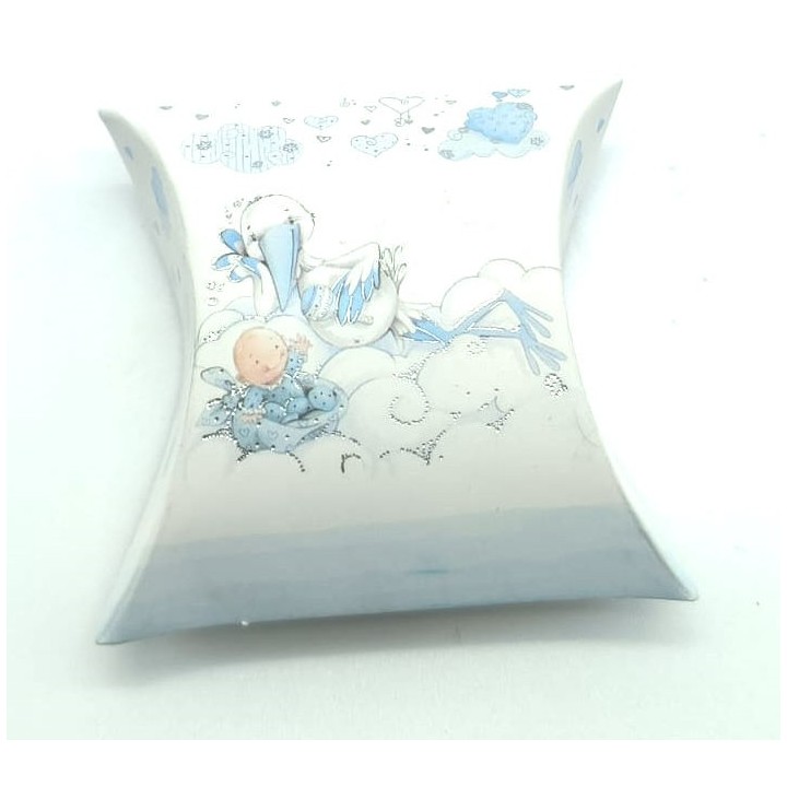 Cicogna celeste scat stichers 5x2.5 x5 cm | CarinCasa