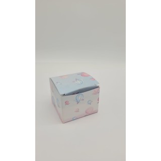 Mongolfiera baby scatquadrata 5x5x 4 cm | CarinCasa