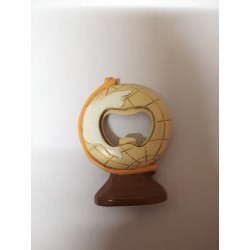 Apri-bottiglia con calamita mappamondo in resina 6 cm