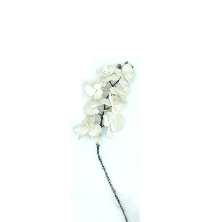 Fiore Phalaenopsis spray con 8 fiori 75 cm bianco |…