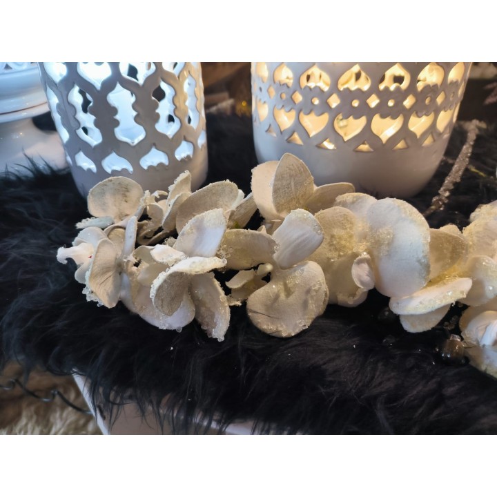 Fiore Phalaenopsis spray con 8 fiori 75 cm bianco |…