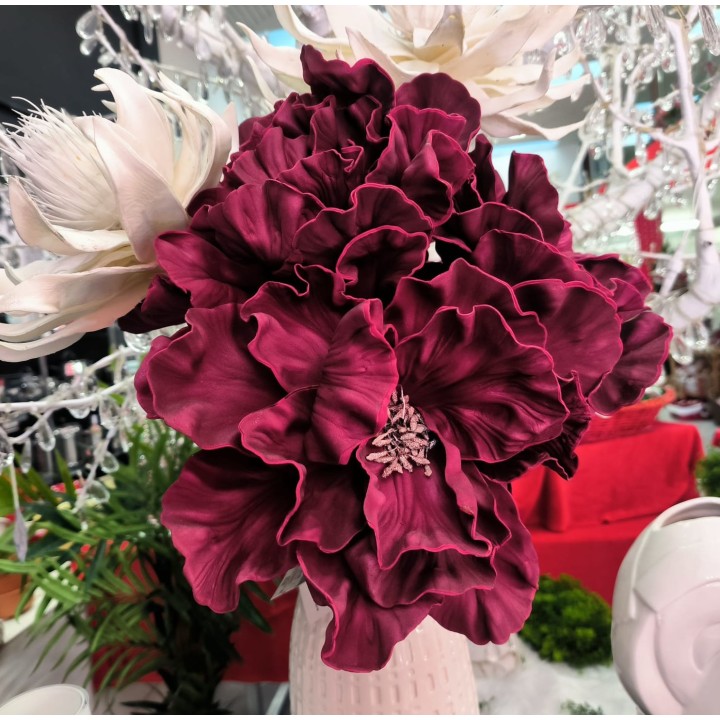 Peonia burgundy colori assortiti 68 cm | CarinCasa