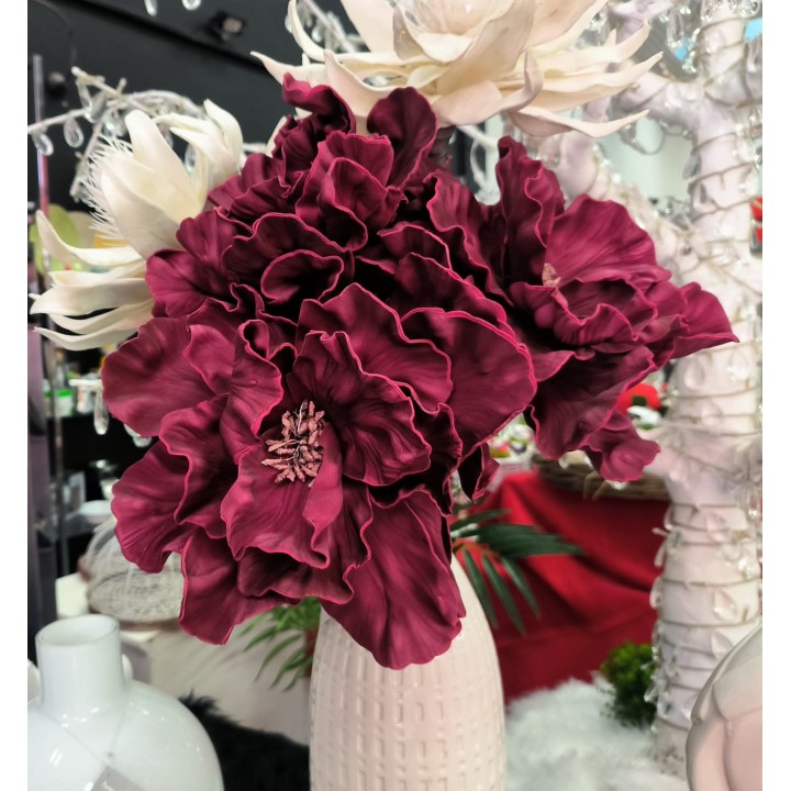 Peonia burgundy colori assortiti 68 cm | CarinCasa
