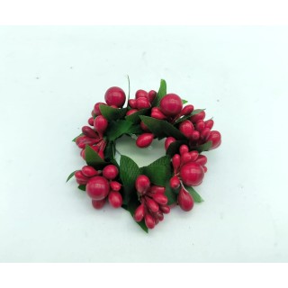Girocandela bacche rosse 7 cm | CarinCasa