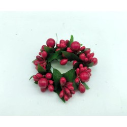 Girocandela bacche rosse 7 cm