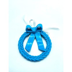 Addobbo ghirlanda con fiocco cm 11