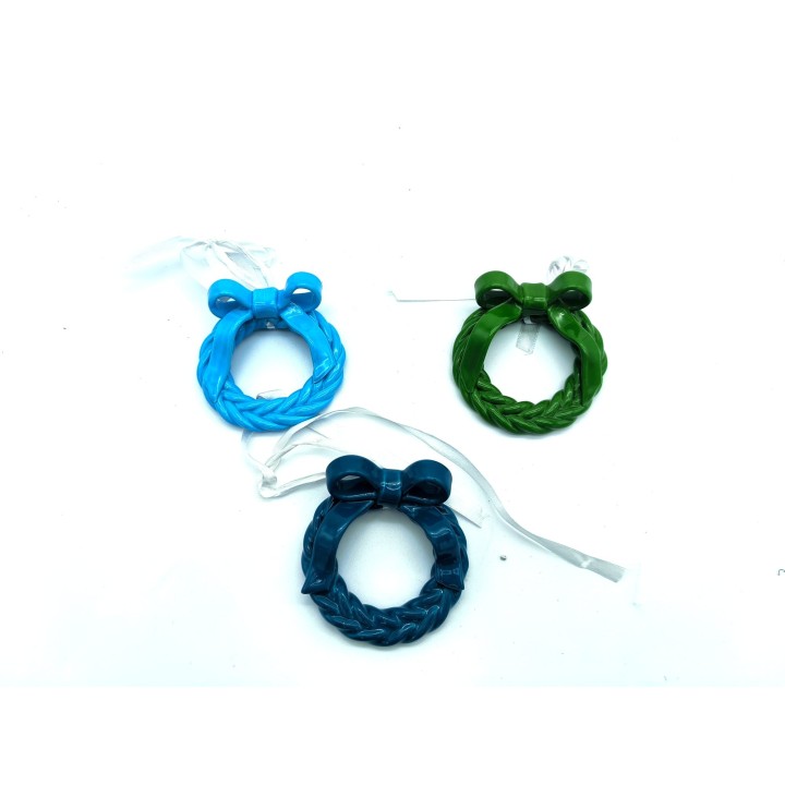 Addobbo ghirlanda piccola con fiocco cm 8 | CarinCasa