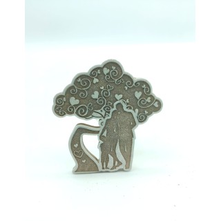 Caterina quadretto albero sagomato famiglia 9x10 cm |…