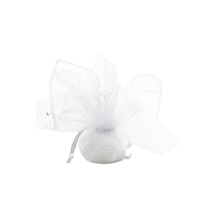 Fazzoletto bianco con tiranti