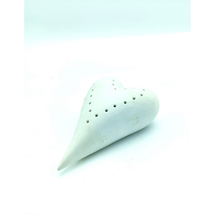 Cuore in porcellana biscuits a led sant'etienne 14x5 cm |…