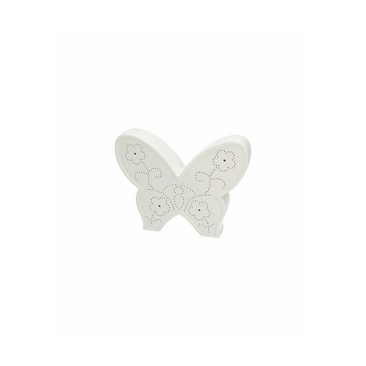 Farfalla con fiori 19x4x15 cm ceramica dodo tognana |…