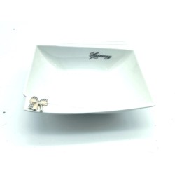 Ciotola svuotatasche harmony con farfalla 14x12x4 cm